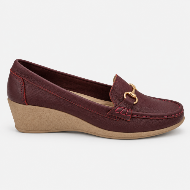 Mocasín Magnolia Jane de Cuero