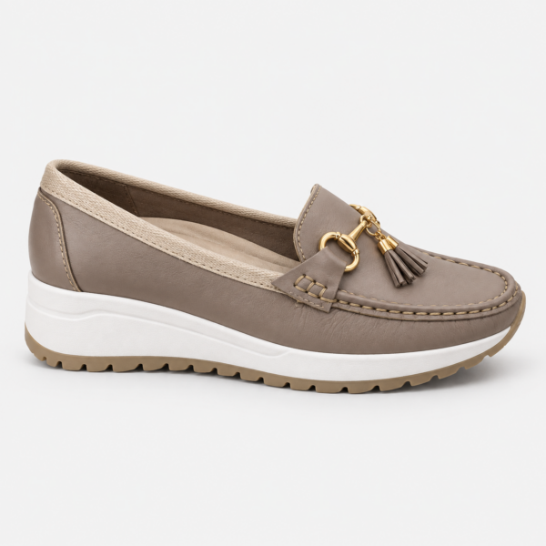 Mocasín Xime de Cuero
