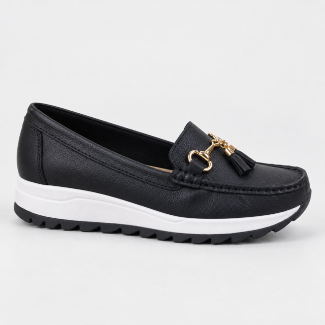 Mocasín Zoe de Cuero