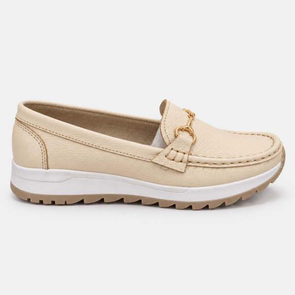 Mocasín Thelma - Color Beige