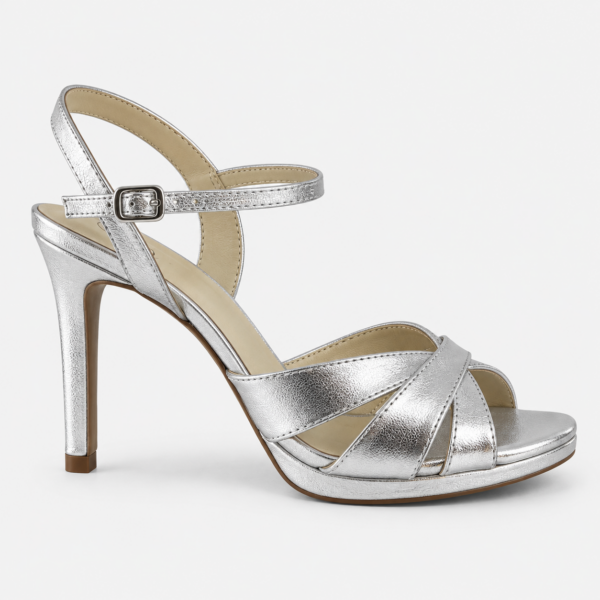 Sandalia Silver Cómoda de Estilo Femenino